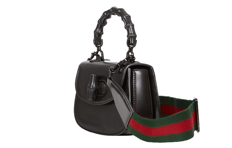 (WMNS) Gucci Bamboo 1947 Mini Top Handle Bag 'Black' 686864-10ODP-1060 - 2