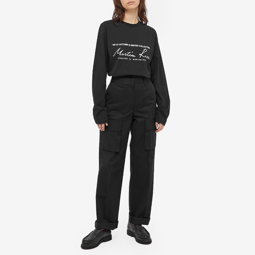 Martine Rose Long Sleeve Classic Logo Top - 5