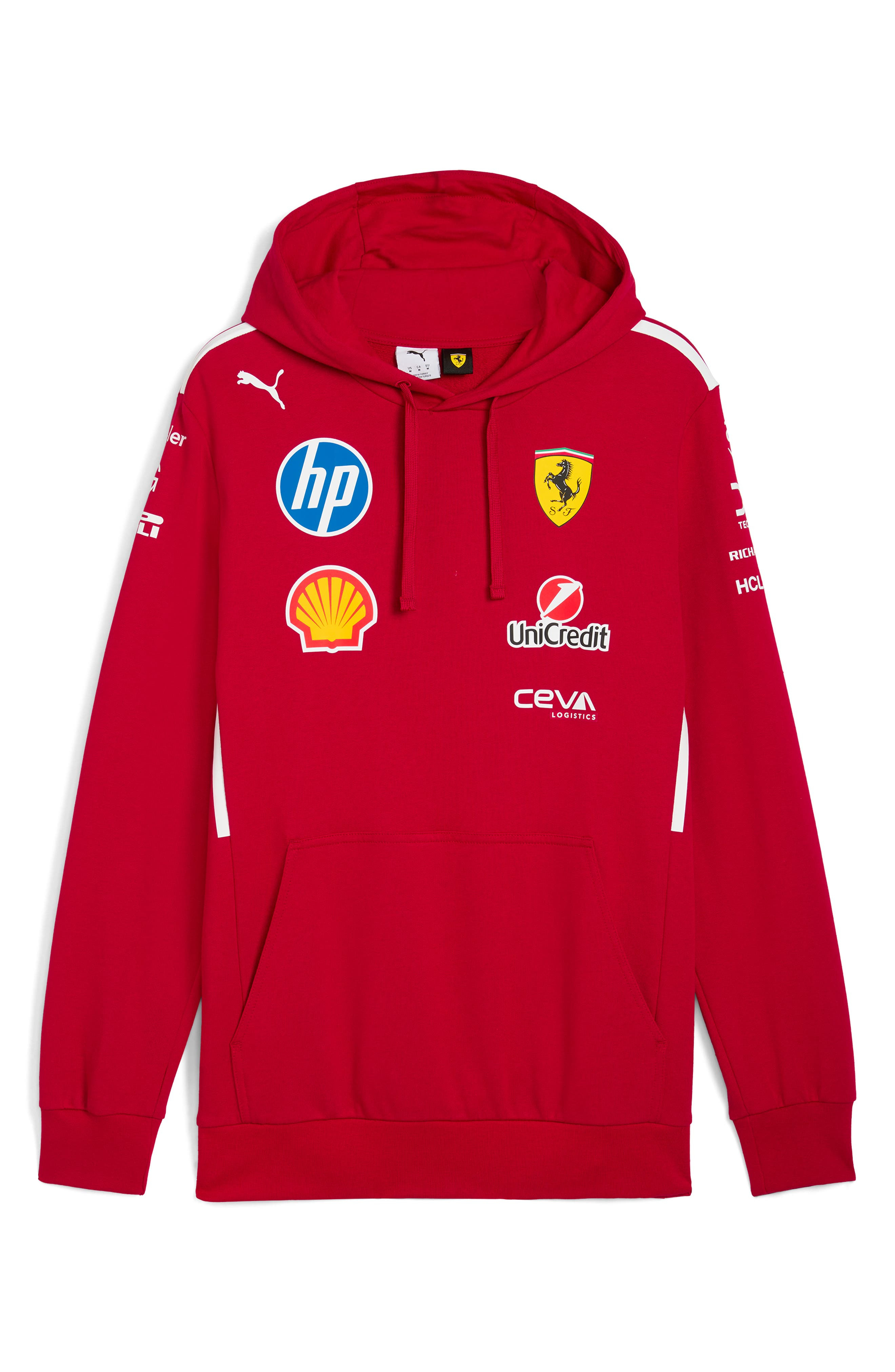 PUMA x 2025 Scuderia Ferrari HP Driver Hoodie in Dark Cherry at Nordstrom - 3