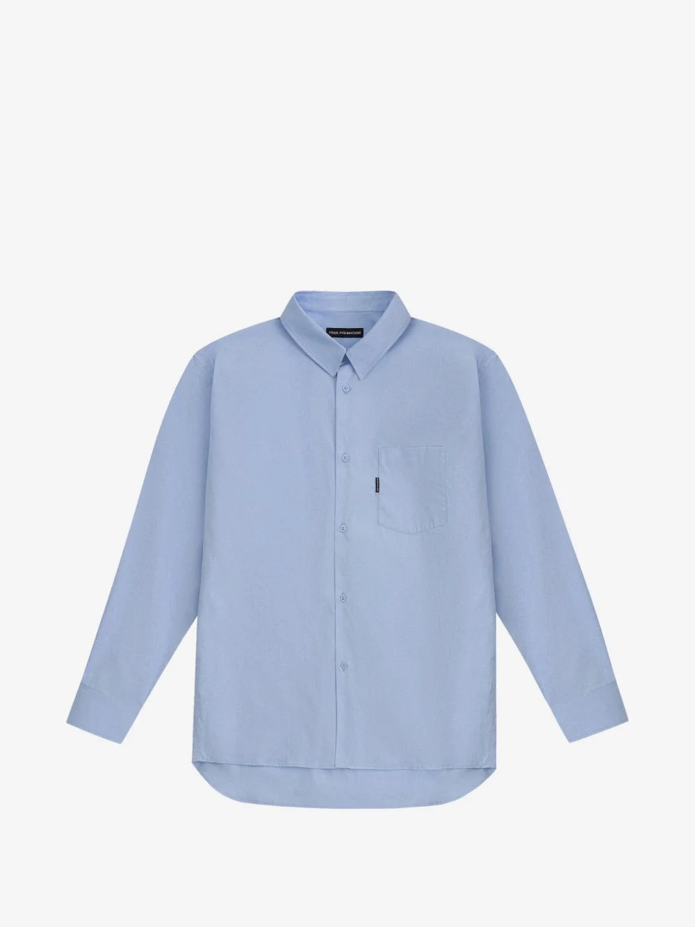 chest-pocket straight-fit shirt - 1