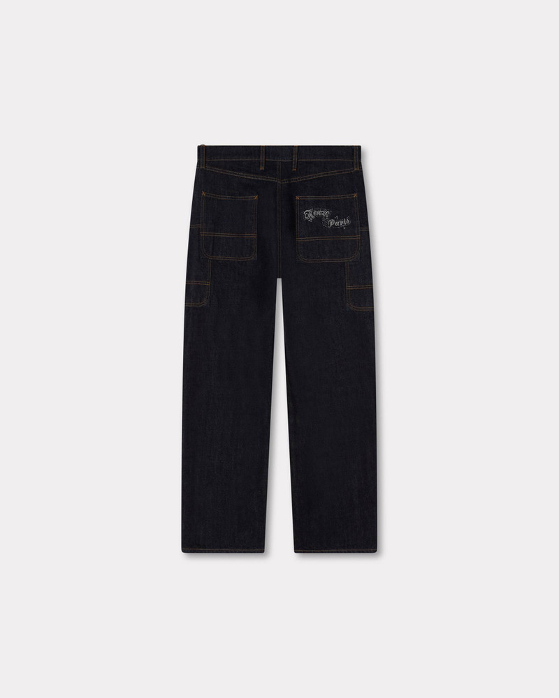 KENZO 'KENZO Winter Holidays' cargo monkey fit jeans in japanese denim outlook