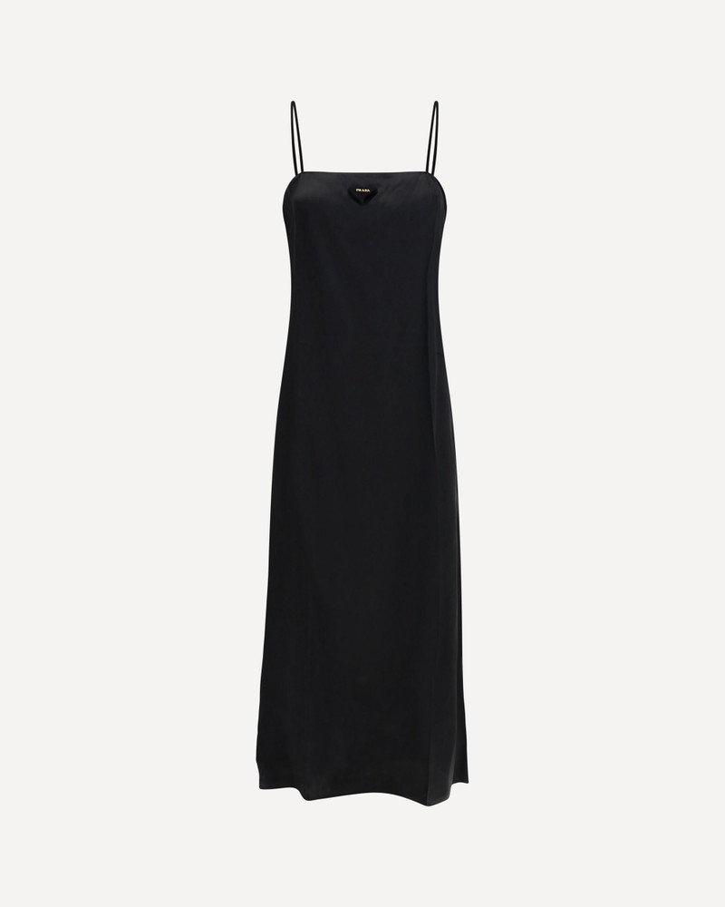 Long silk slip Dress - 1