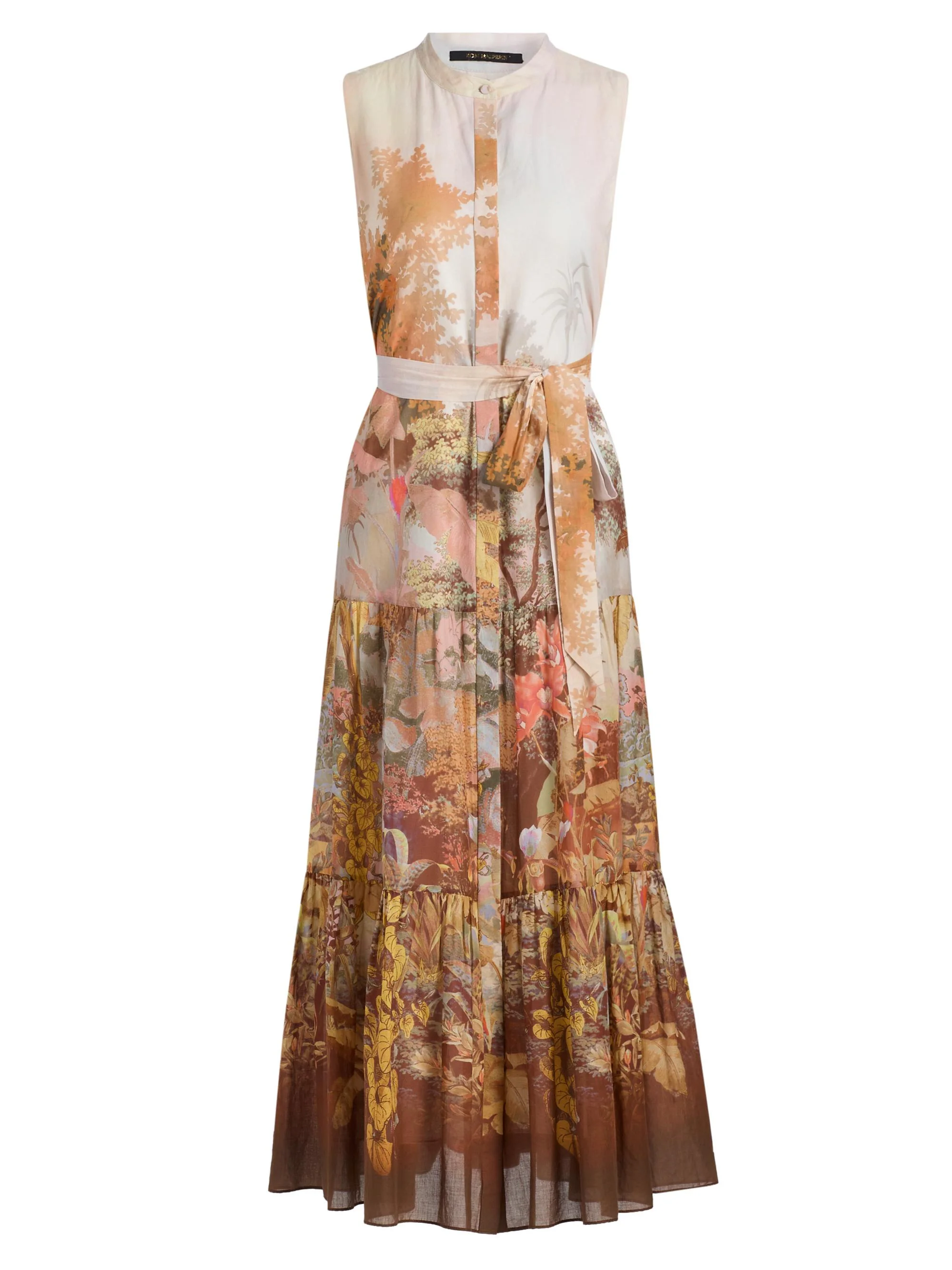Women's Jill Edens Valley Sleeveless Midi-Dress - Coral Multi - 1