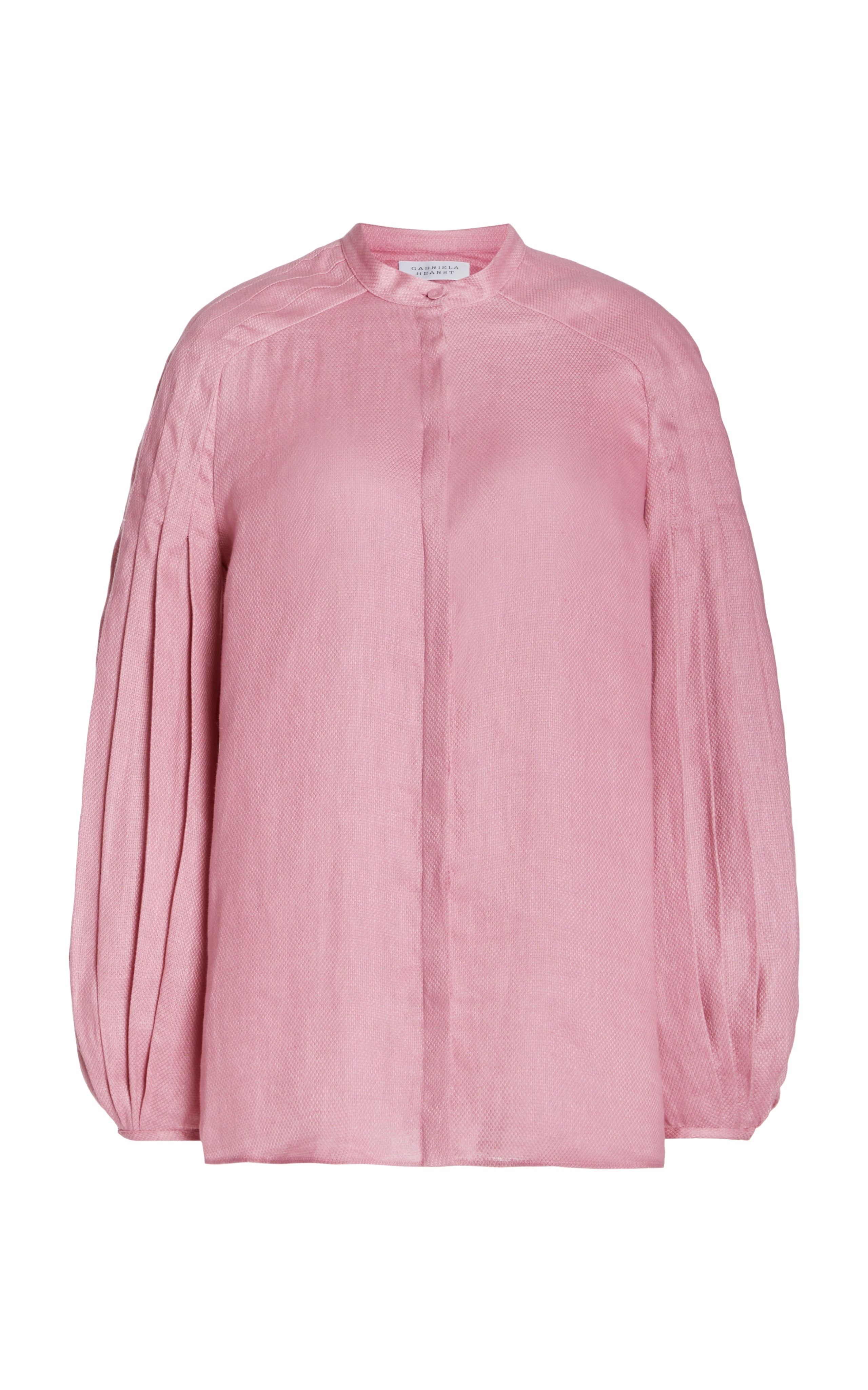 Laetitia Blouse in Rose Quartz Linen - 1