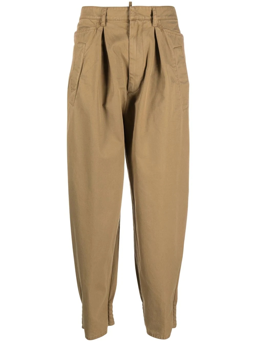 cotton tapered trousers - 1