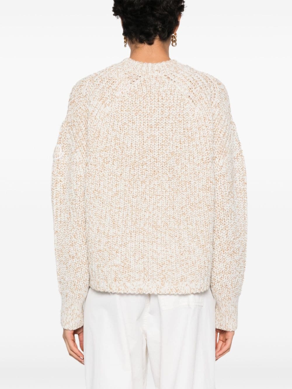 logo-patch sweater - 4