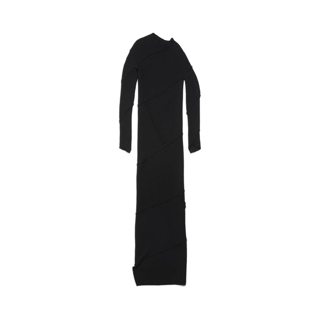 Women's Spiral Maxi Dress in Black - 1