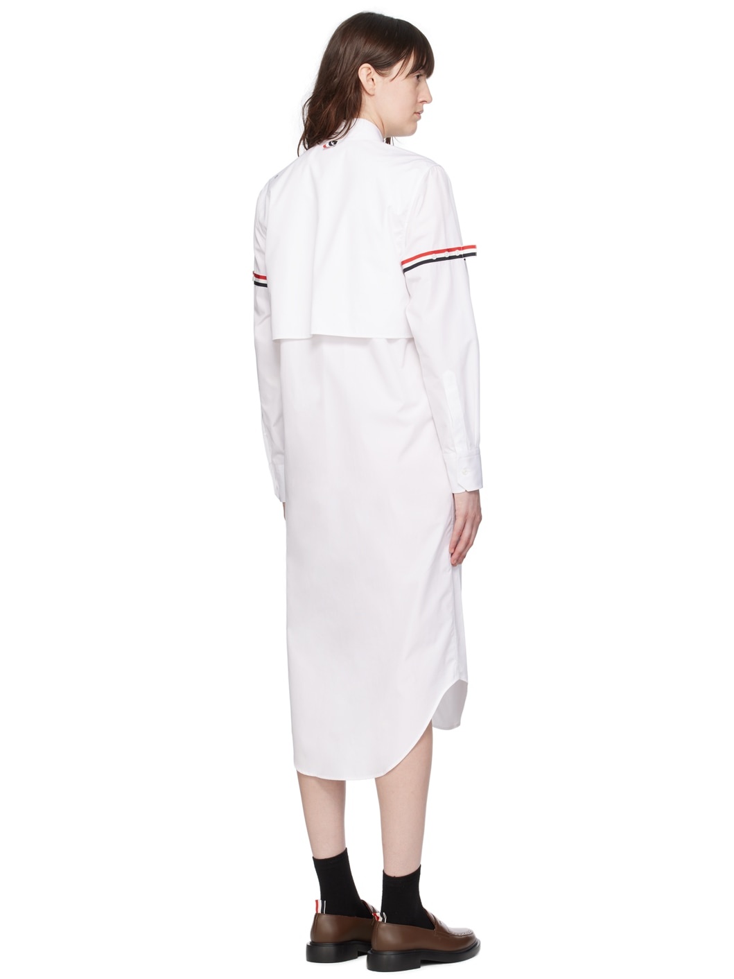 White Armband Maxi Dress - 3