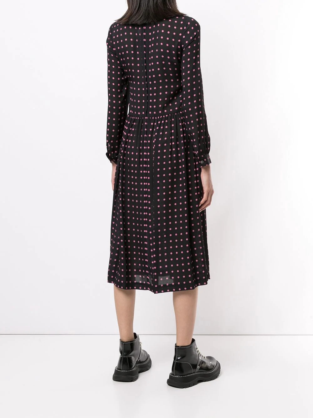 polka-dot print dress - 4