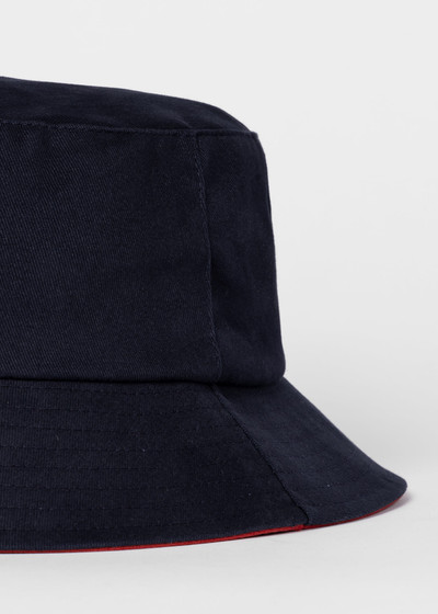 Paul Smith Cotton Shadow Logo Bucket Hat outlook