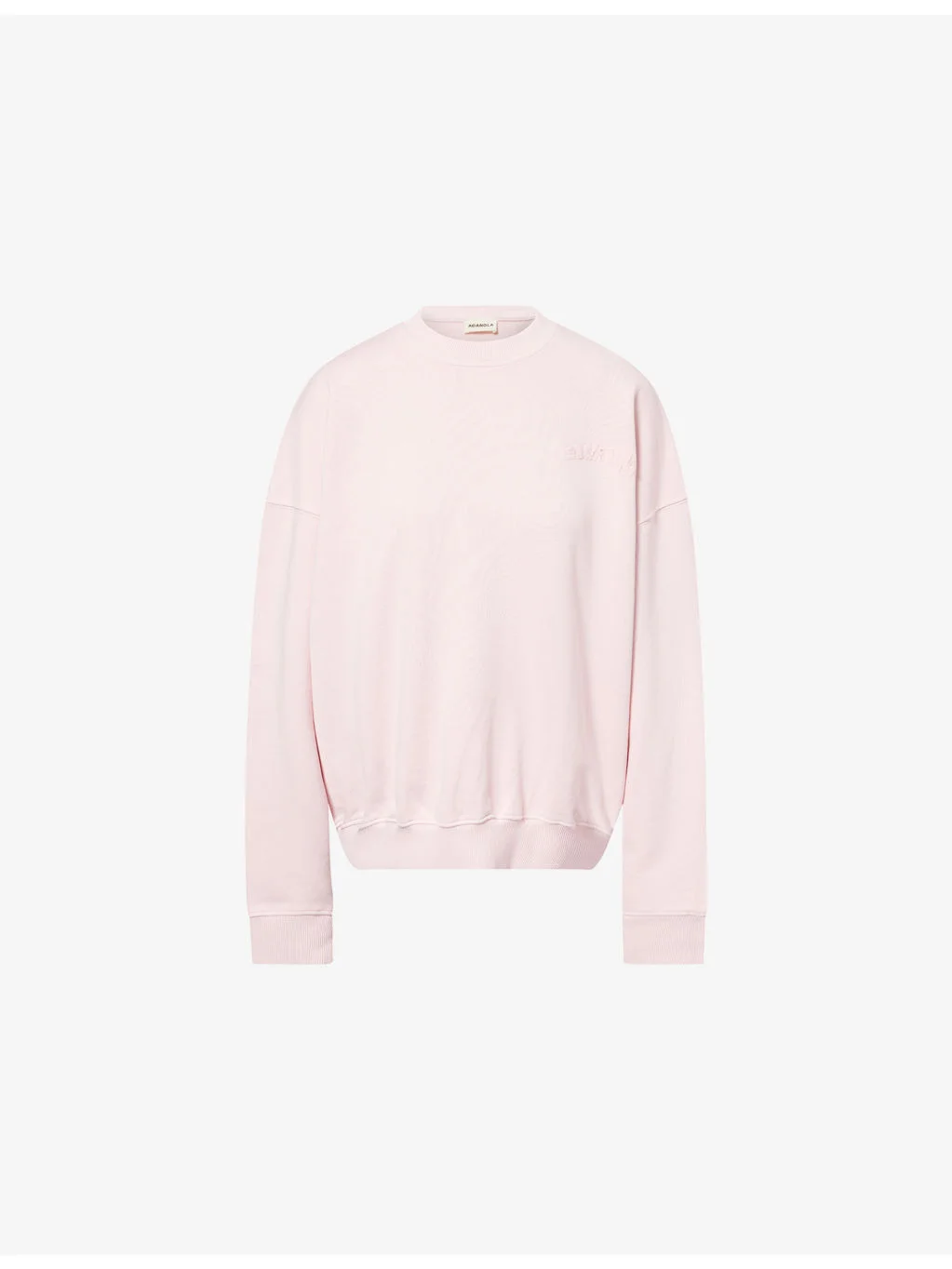 Varsity Applique Washed Cotton Sweatshirt - 1