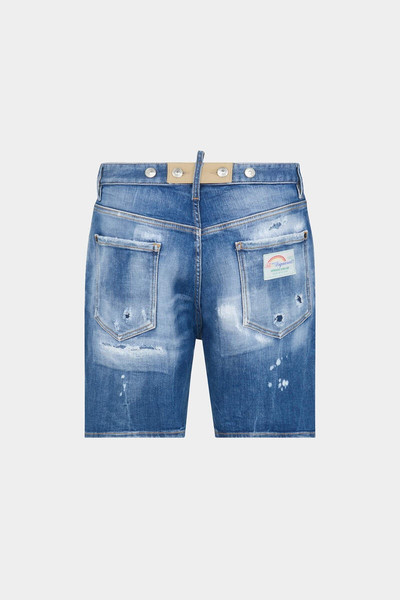 DSQUARED2 MEDIUM MENDED RIPS WASH MARINE SHORTS outlook