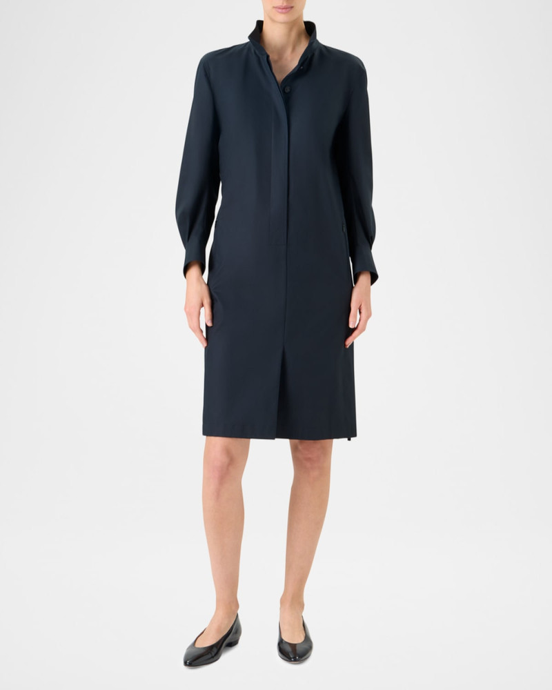 AKRIS Stretch Cotton Knee-Length Dress outlook