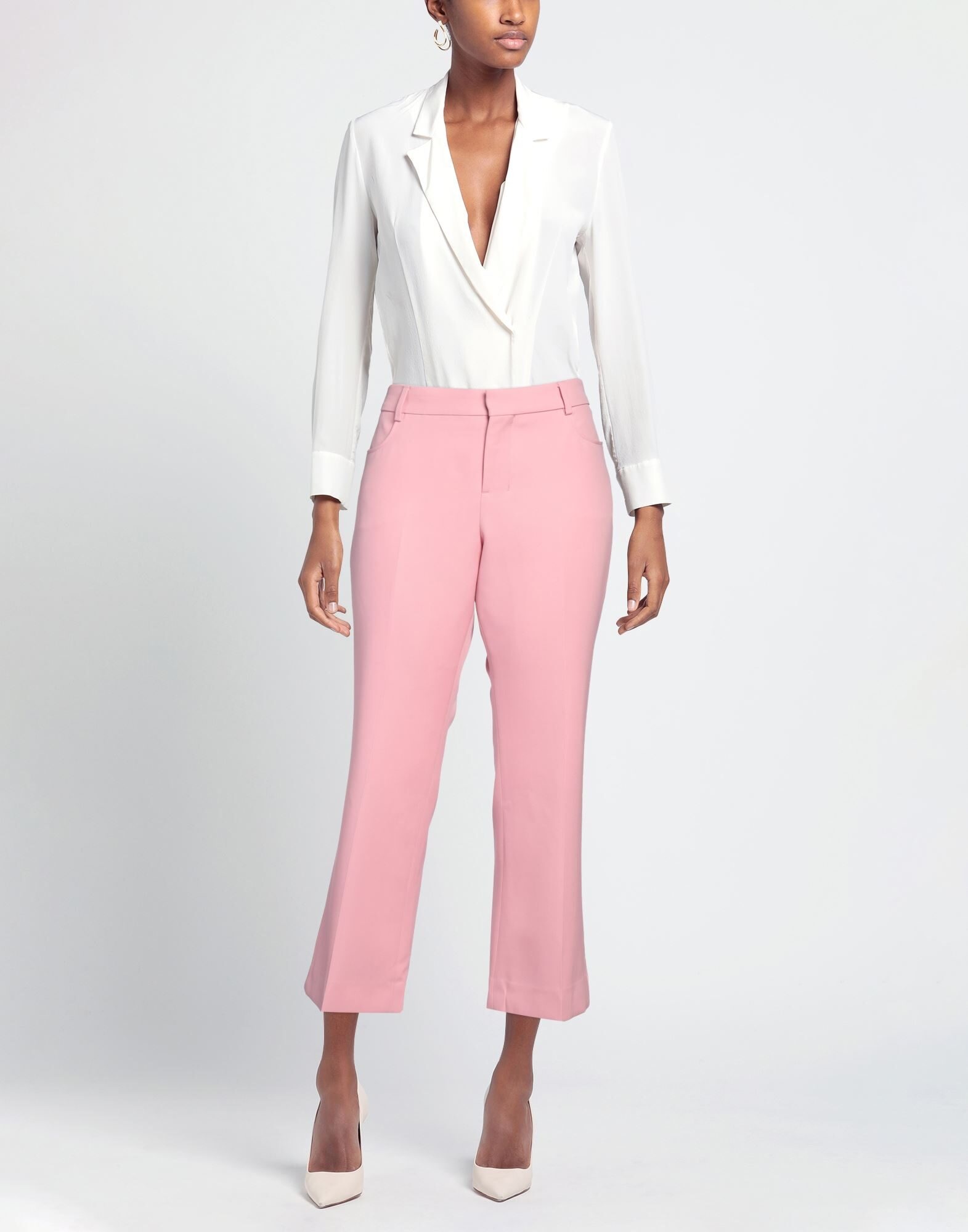 Pink Women's Casual Pants - 2