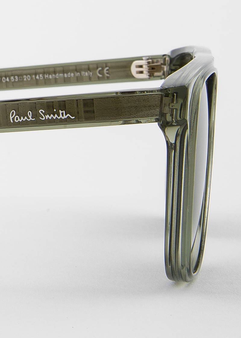 Khaki Crystal 'Cavendish' Sunglasses 6