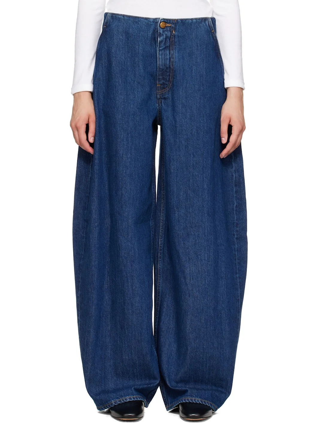 Navy Relaxed Lightweight Jeans - 1
