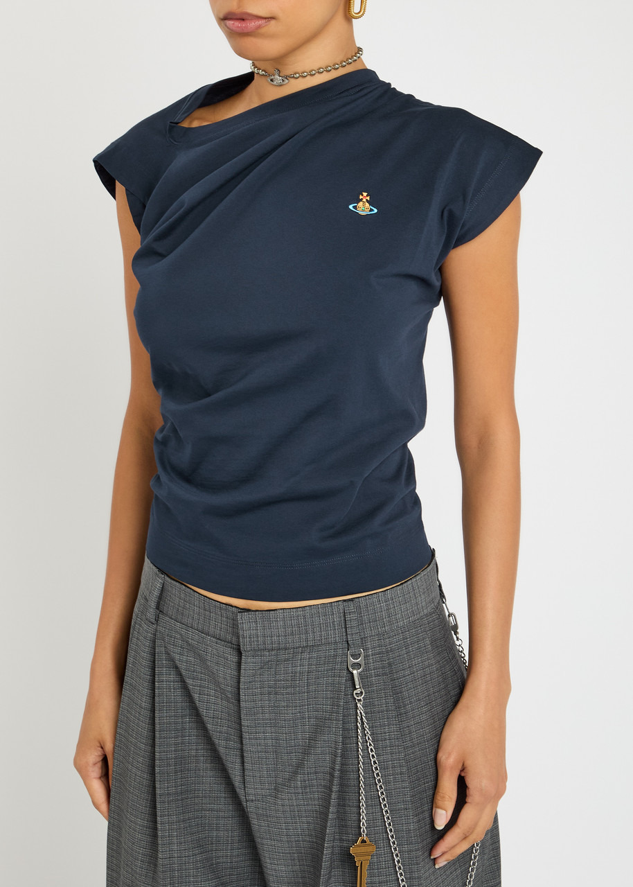 Vivienne Westwood Hebo Asymmetric Cotton T-shirt - 2