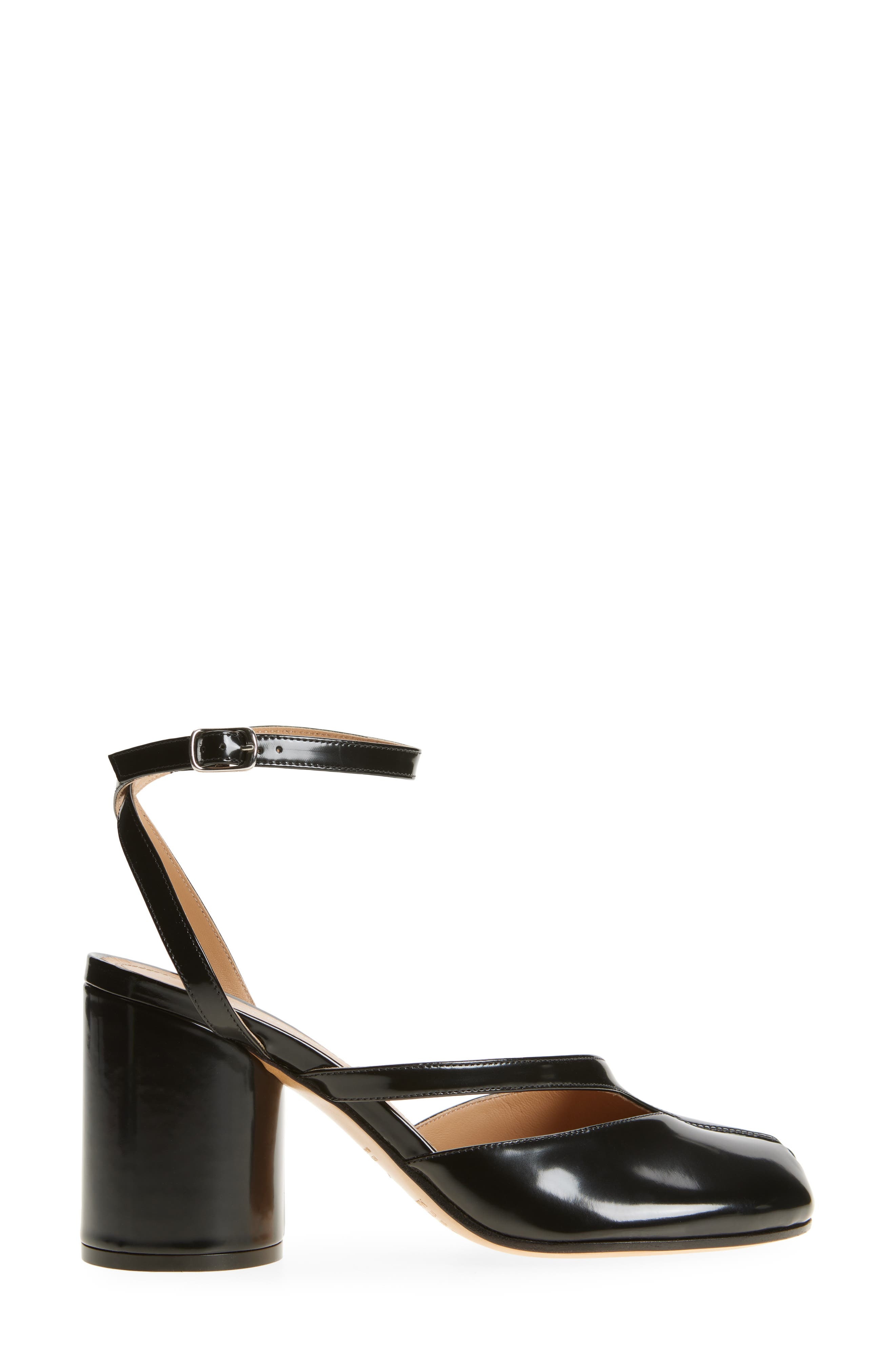 Maison Margiela Tabi Ankle Strap Pump in Black at Nordstrom - 3