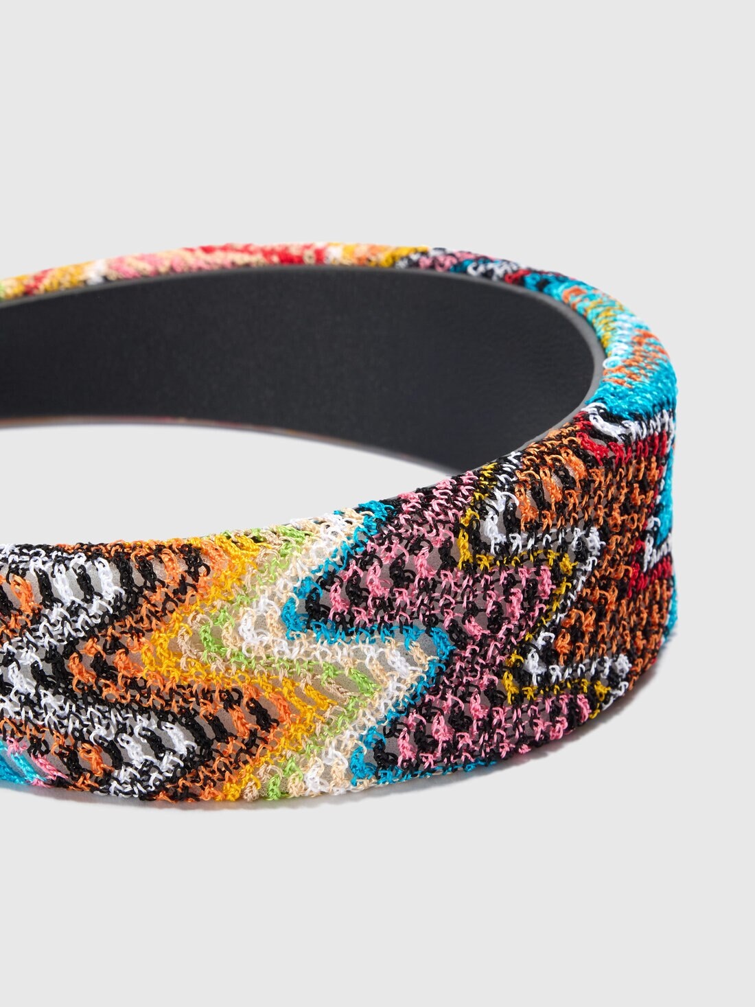 100% Viscose Headband with Chevron Pattern - 3
