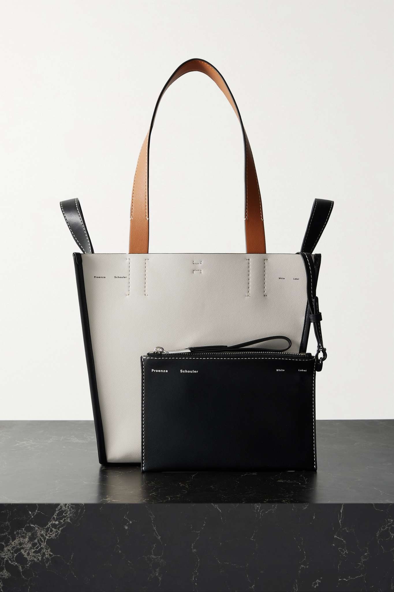 Mercer large color-block leather tote - 6