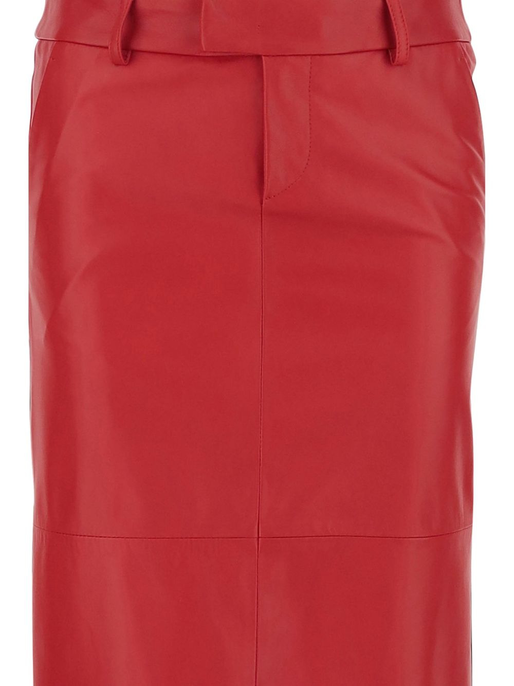 leather column skirt - 3