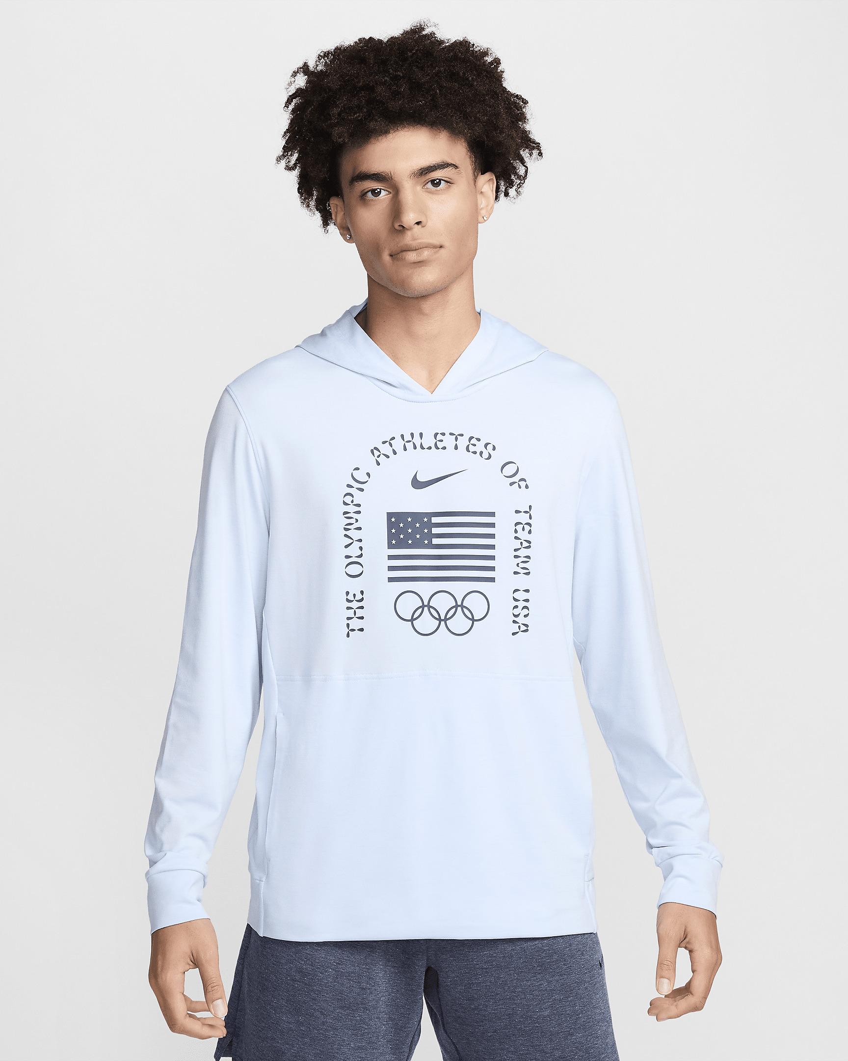USA Restore Men's Nike Dri-FIT Yoga Lightweight Hoodie - 1
