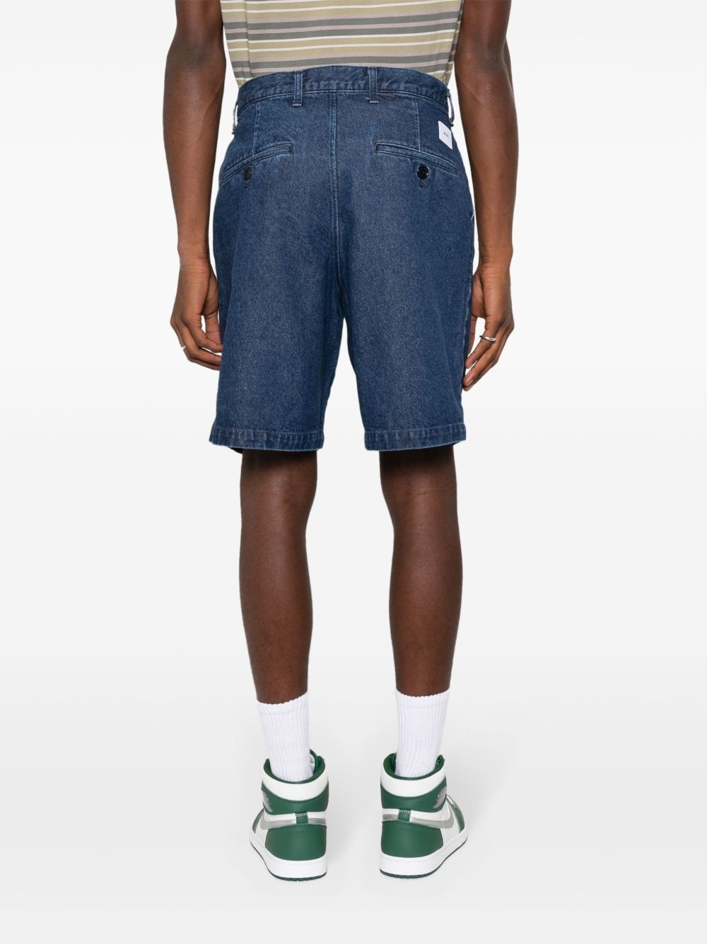 2001 straight-leg denim shorts - 4