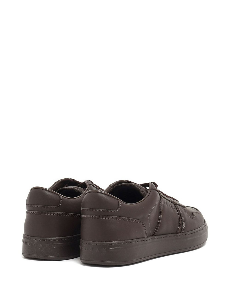 HOGAN leather lace-up sneakers outlook