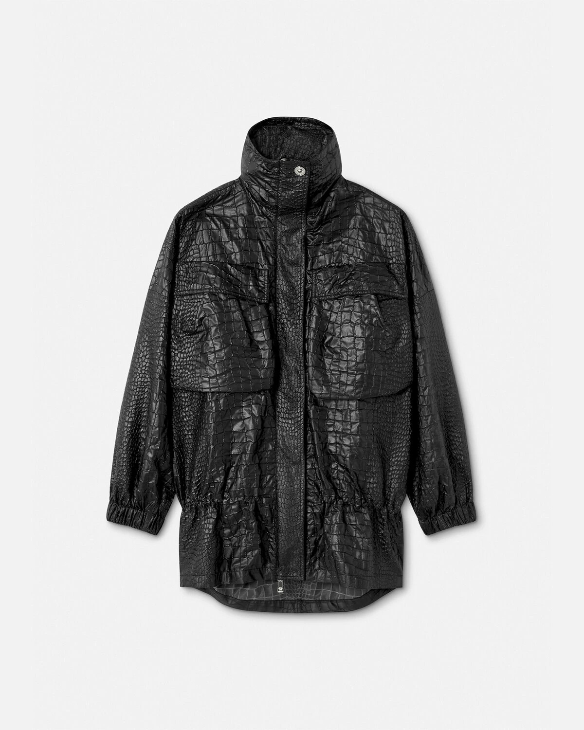 Croc-Lacquered Cloquet Jacket - 1