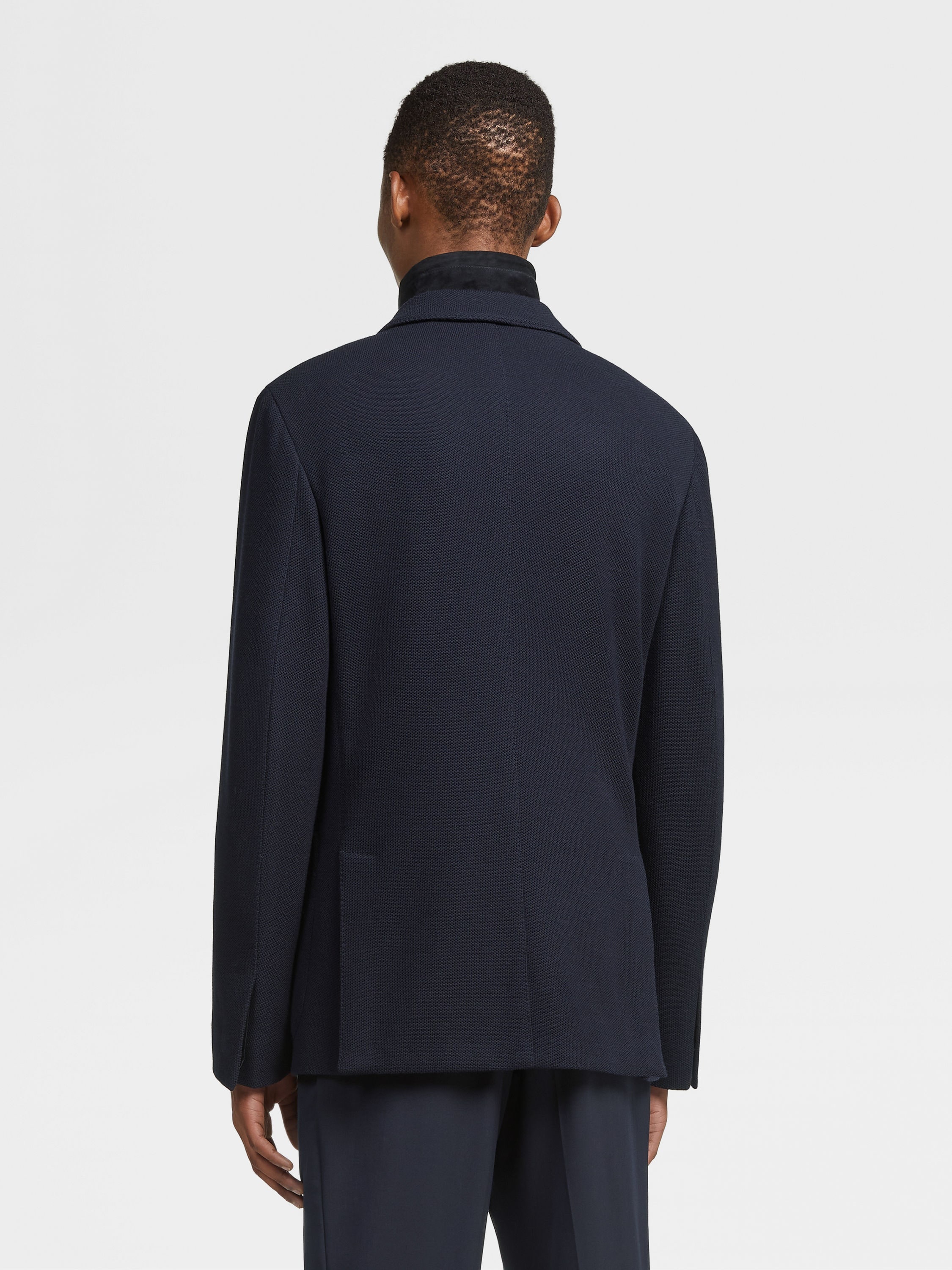 NAVY BLUE HIGH PERFORMANCE™ JERSEY JACKET - 5