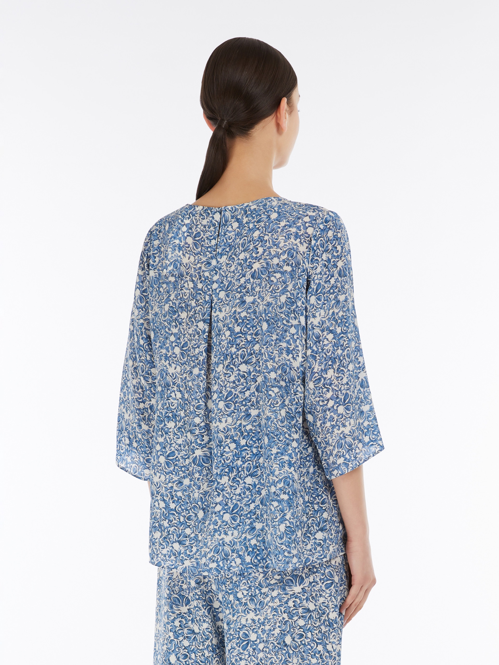 GINNICO Silk twill blouse - 4
