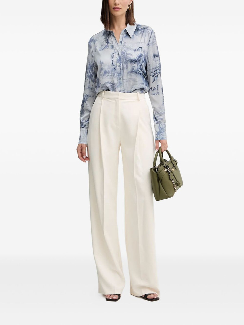 GUESS USA buttoned printed top outlook