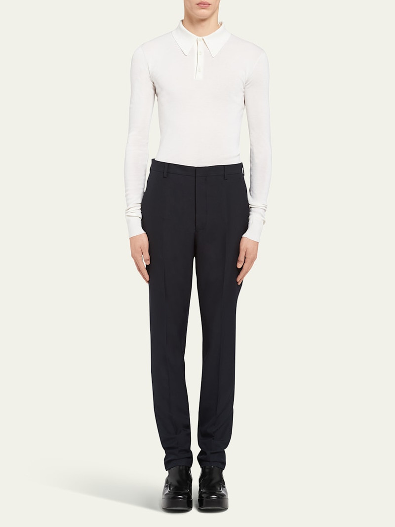 Prada Men's Wool Cashmere Slim Pants outlook