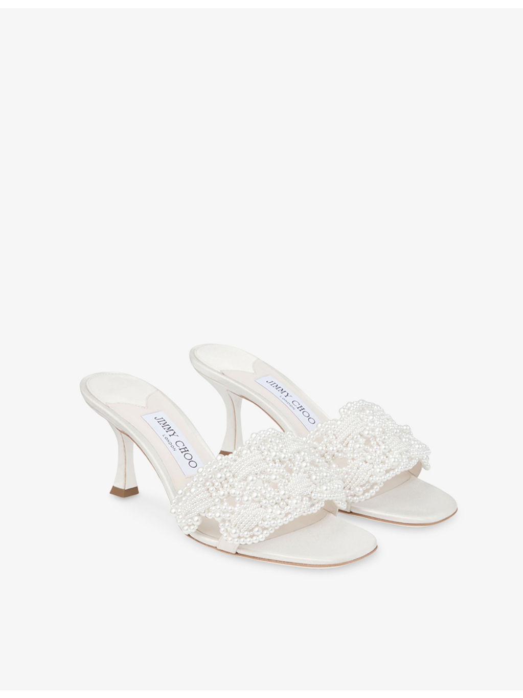 Cary 70 Satin Heeled Mules - 3