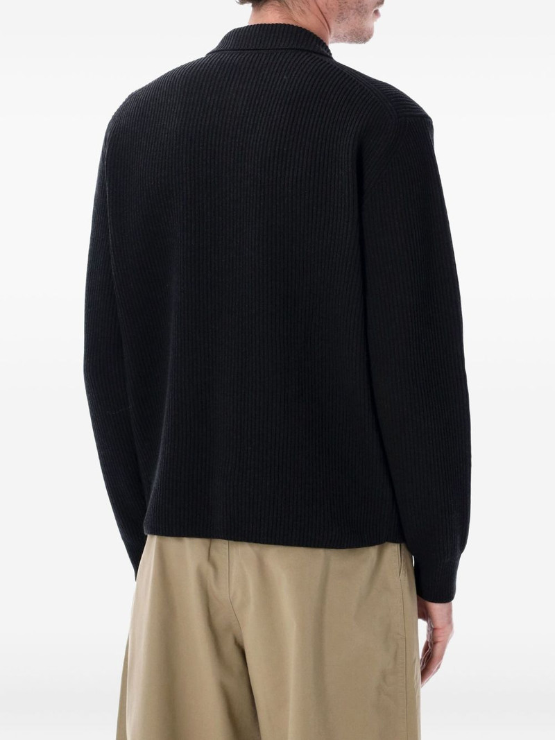 AURALEE polo-collar cardigan outlook