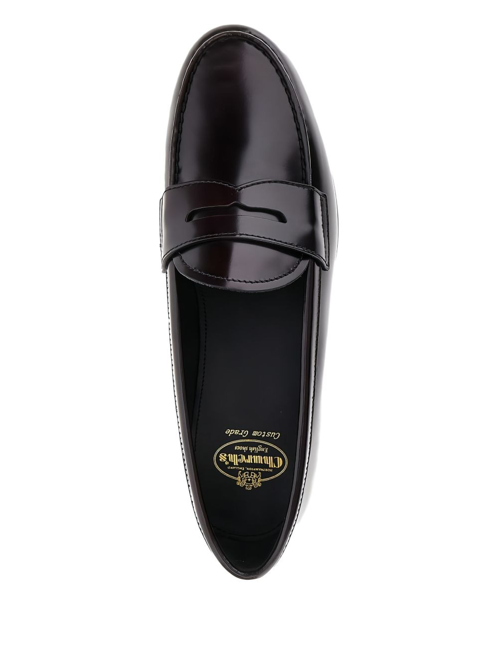 penny leather loafers - 3