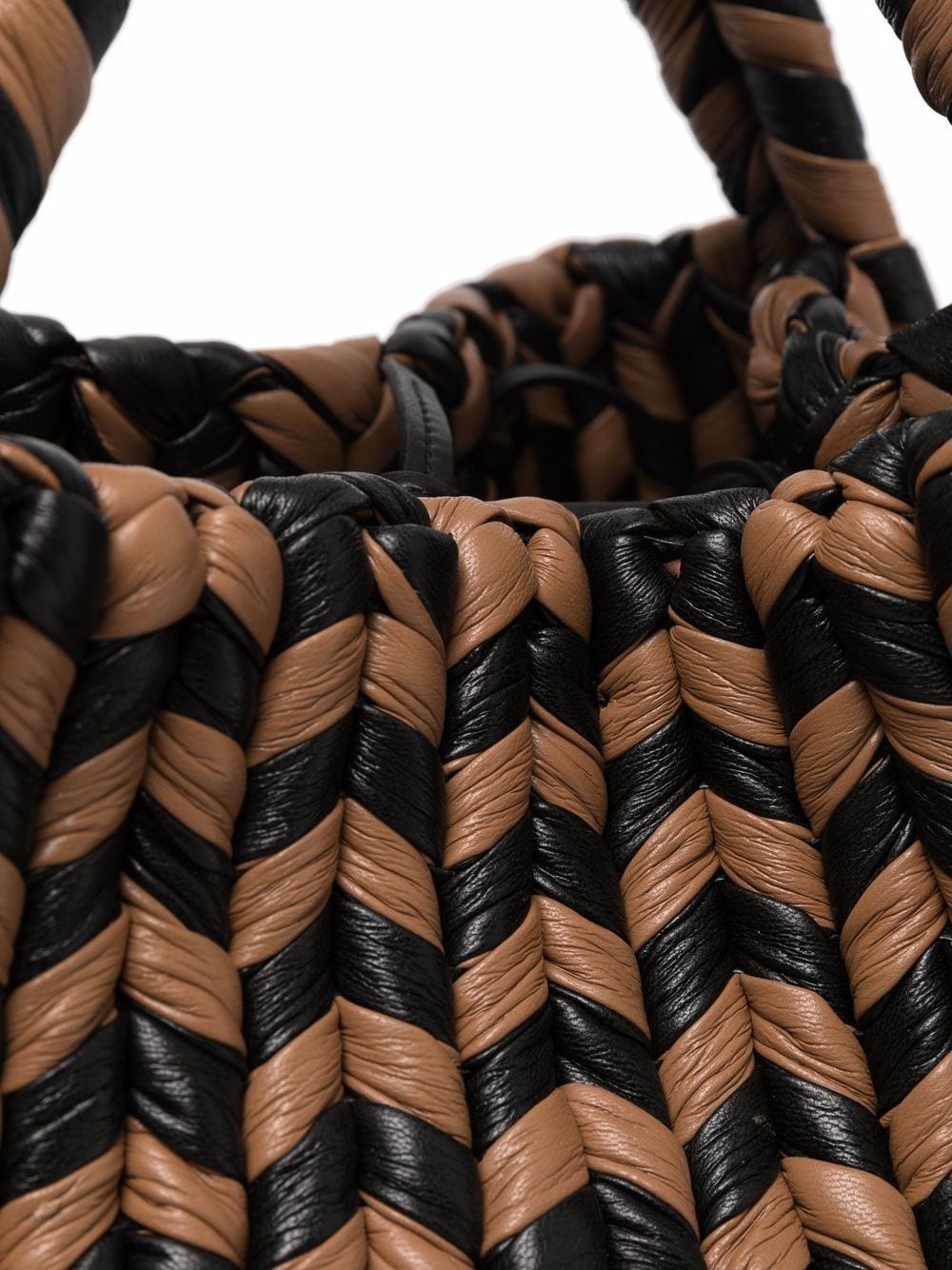 woven top-handle tote - 4