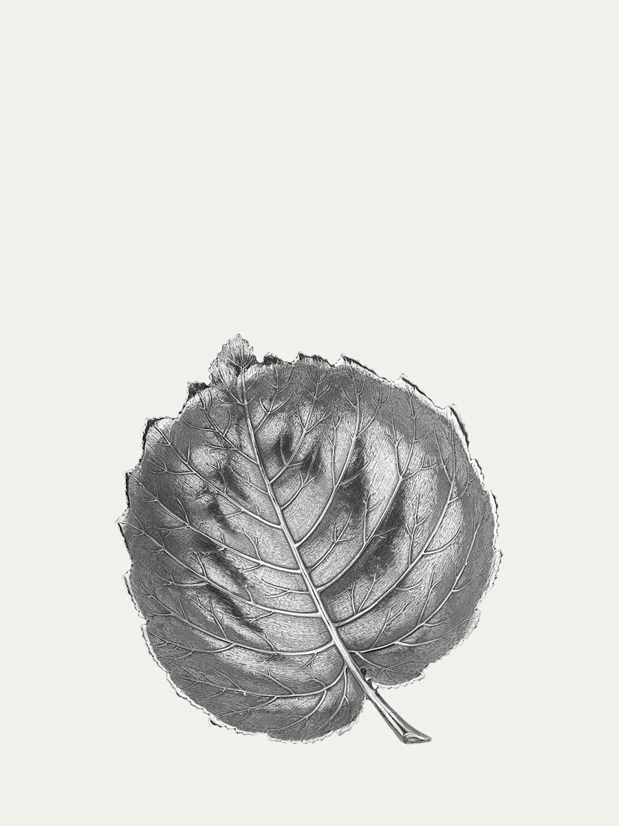 Small Hazelnut Leaf Decorative Accent - 1