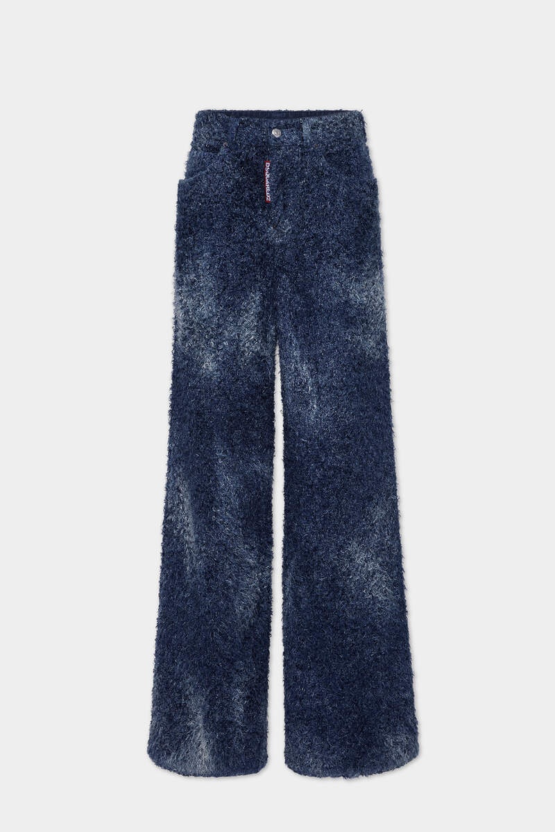 FURRY DENIM TRAVELLER JEANS - 1