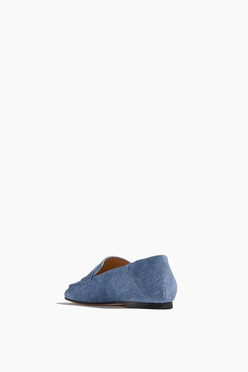 DEAR FRANCES Drew Penny Loafer in Blue Denim outlook