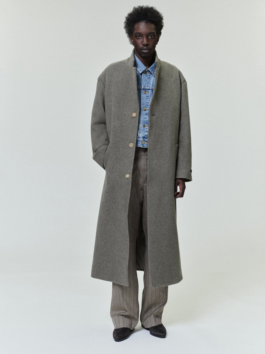 Wool Relaxed Coat - 4