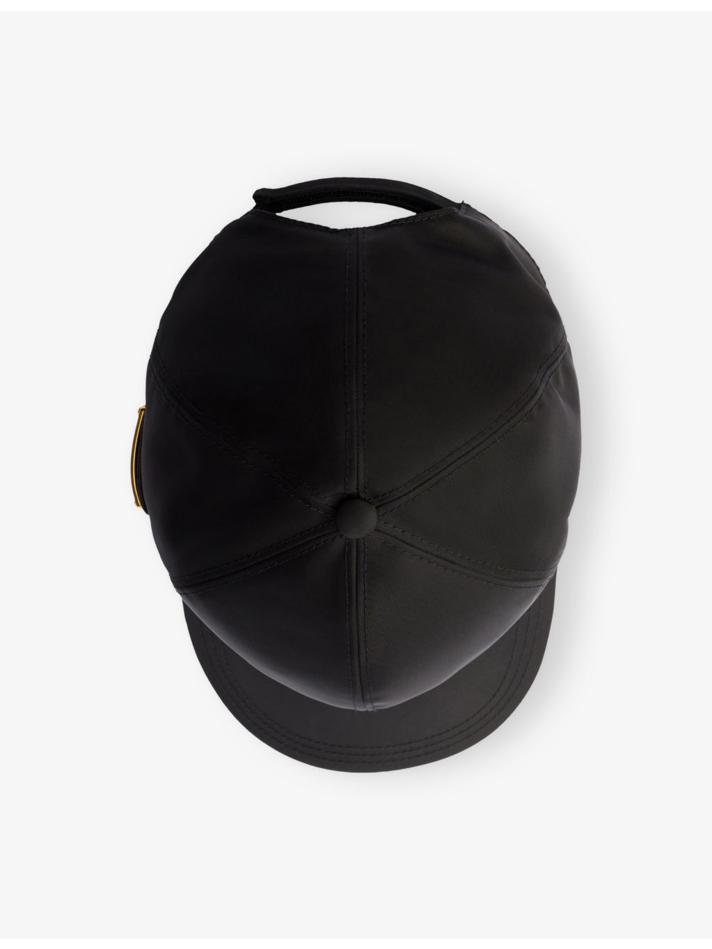 Logo-plaque recycled-nylon baseball cap - 3