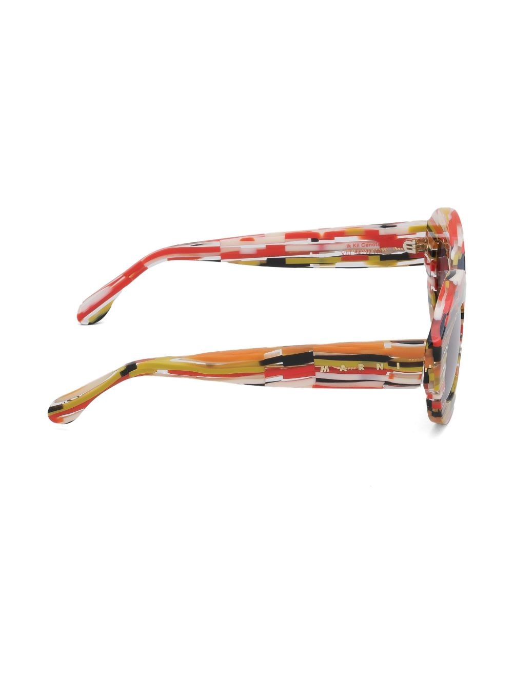 Spacey Stripey Ik Kil Cenote oval-frame sunglasses - 3