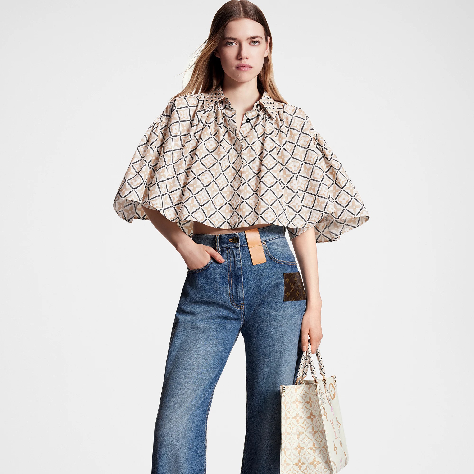 Frayed Hem Straight-Cut Jeans - 5