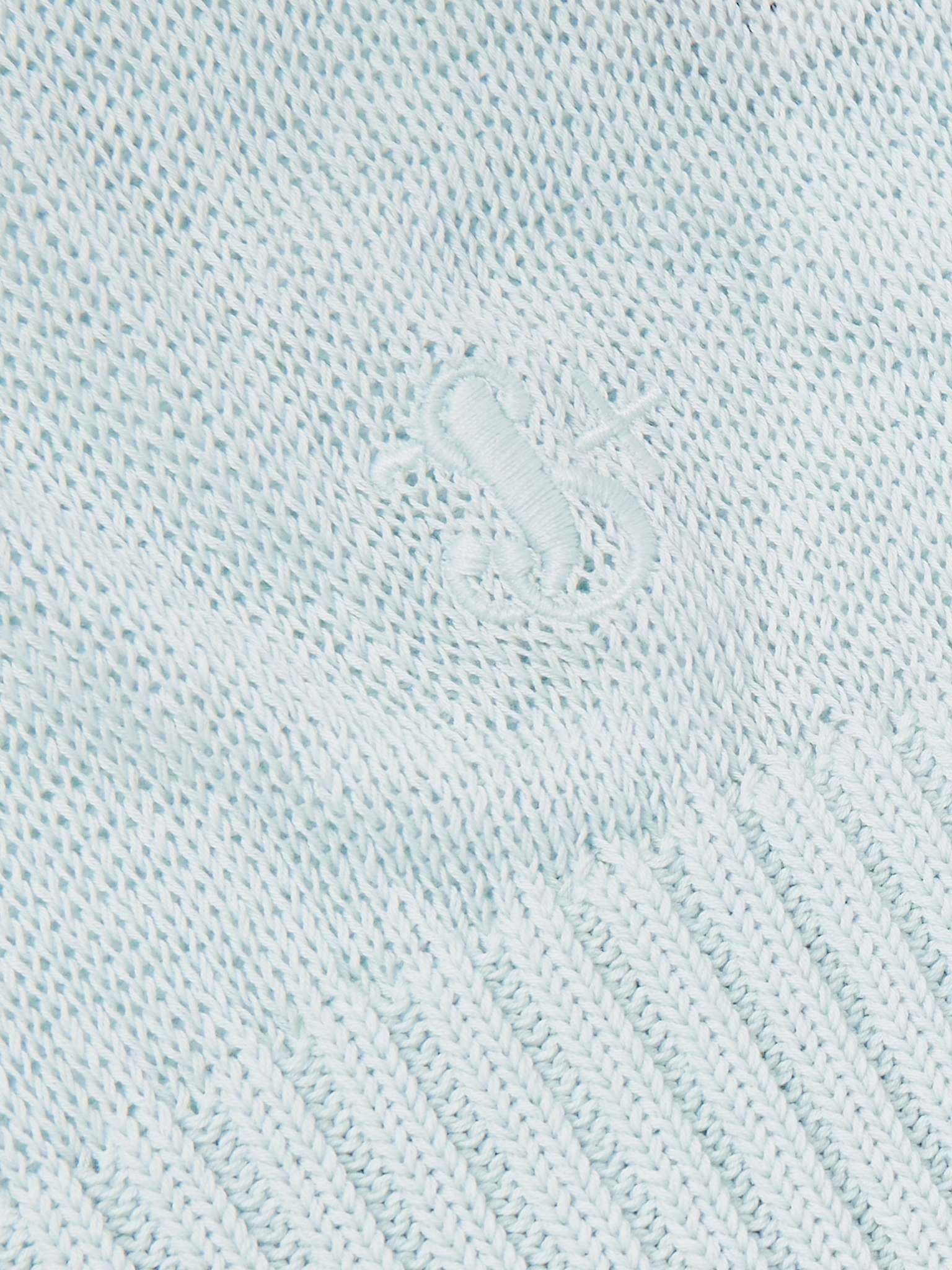 Logo-Embroidered Cotton Sweater - 4