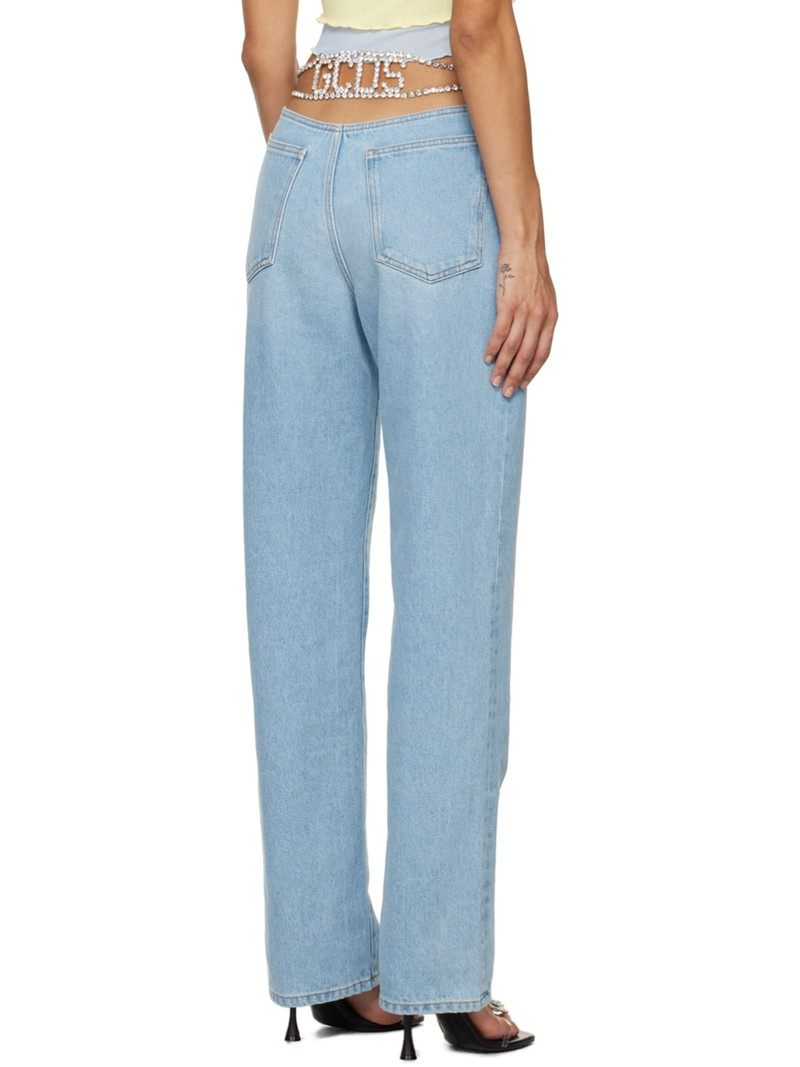 Blue Choker Jeans 3