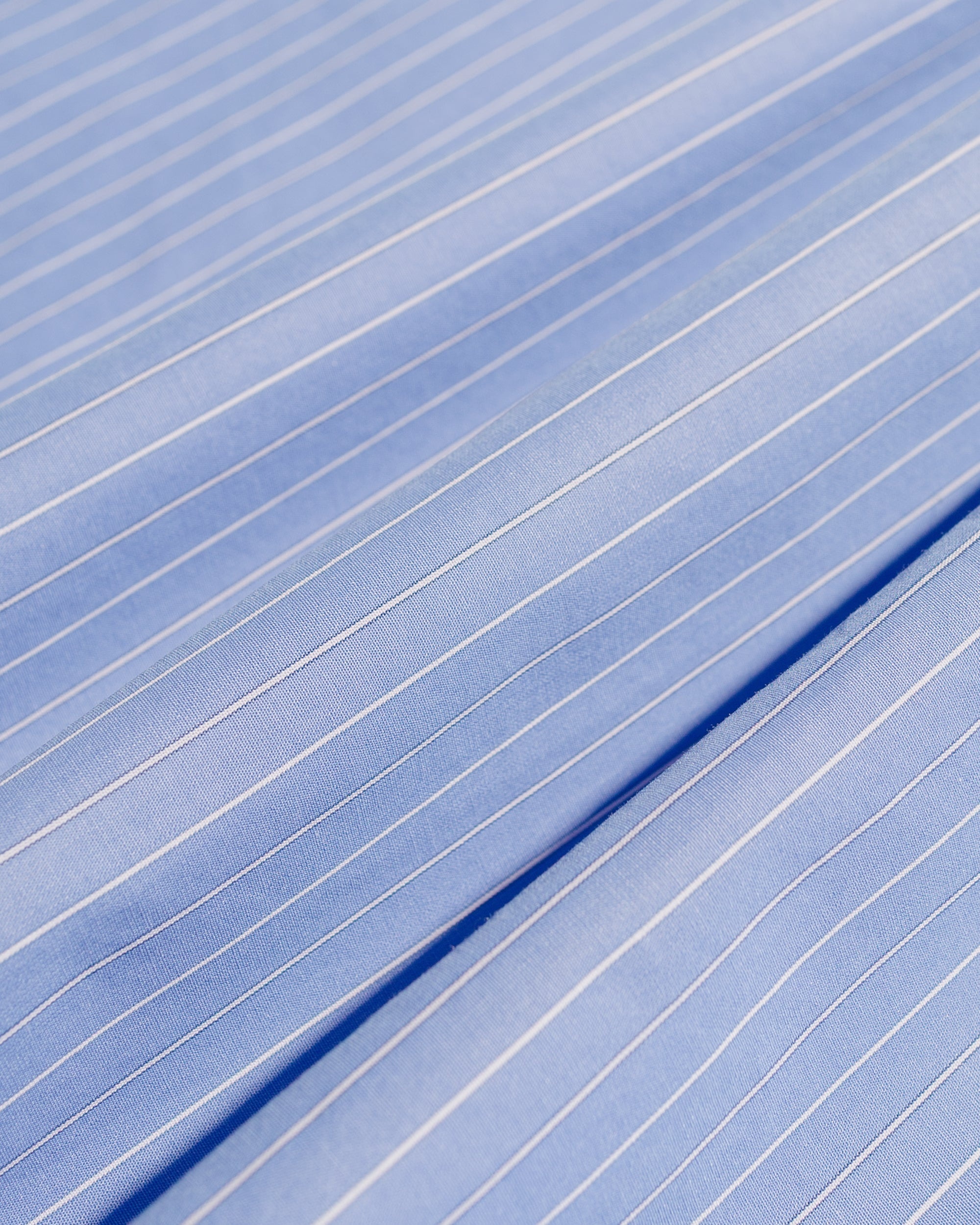 Suvin High Count Cloth Stripe Shirt Blue Stripe - 6