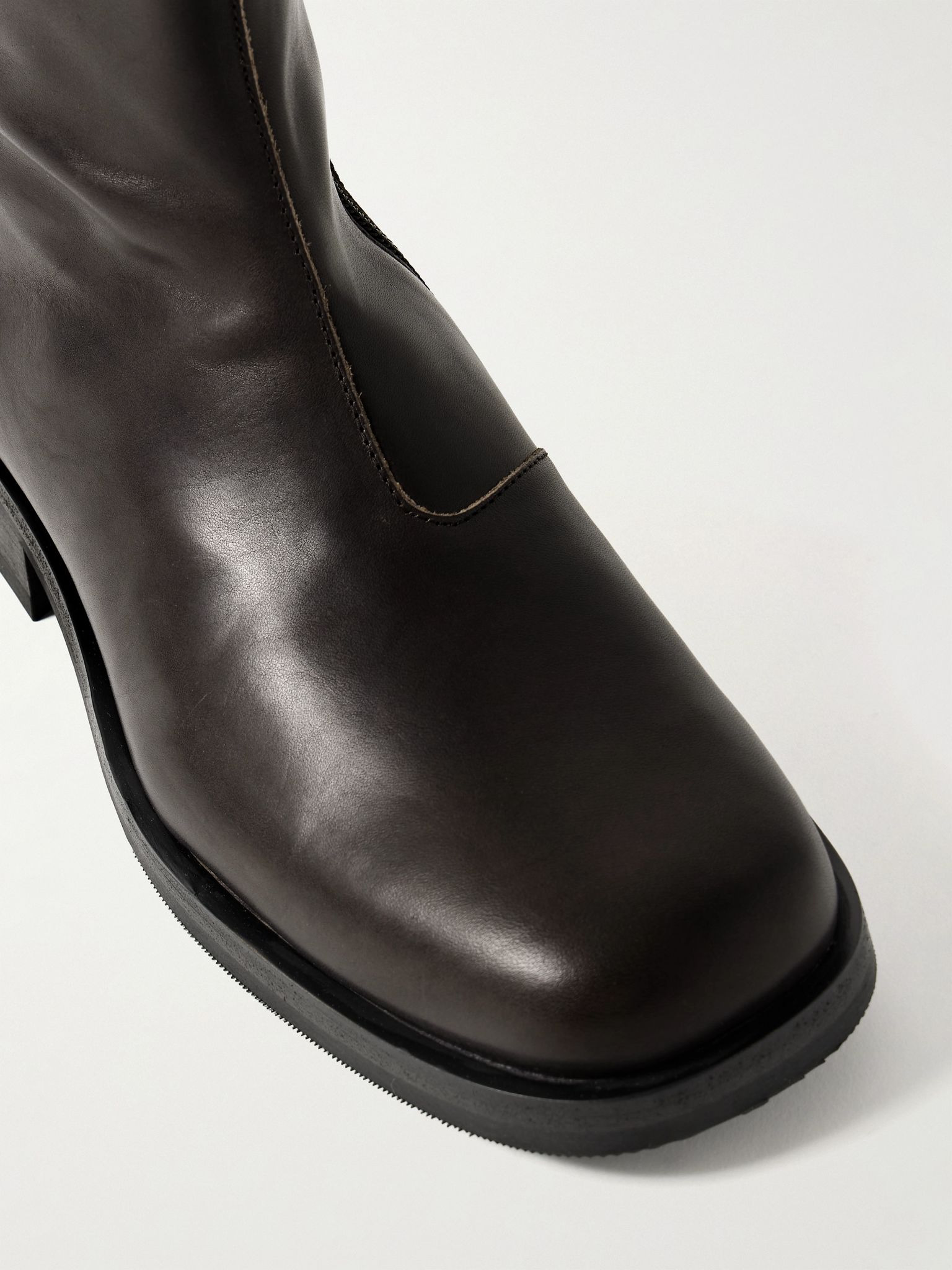 Camion Leather Boots Dark gray - 5