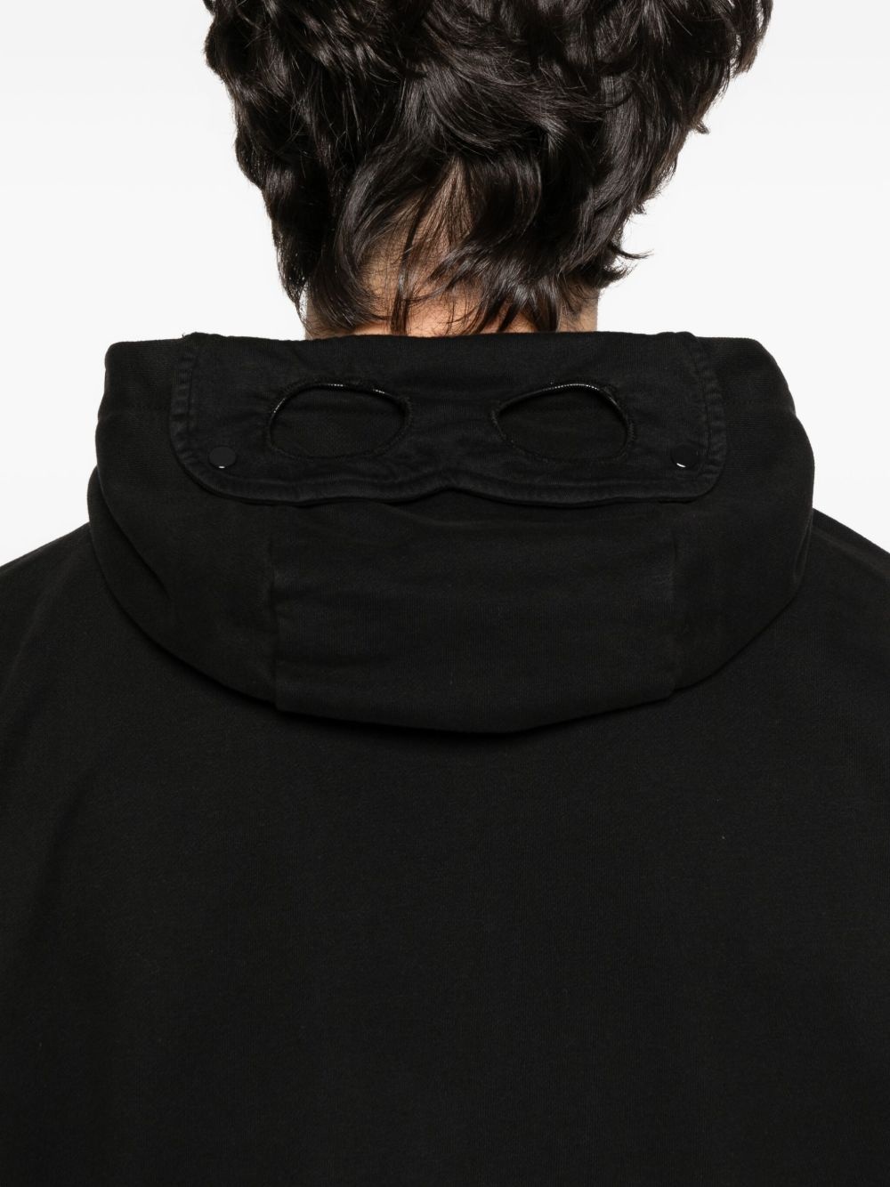hooded zip-up sweatshirt - 5
