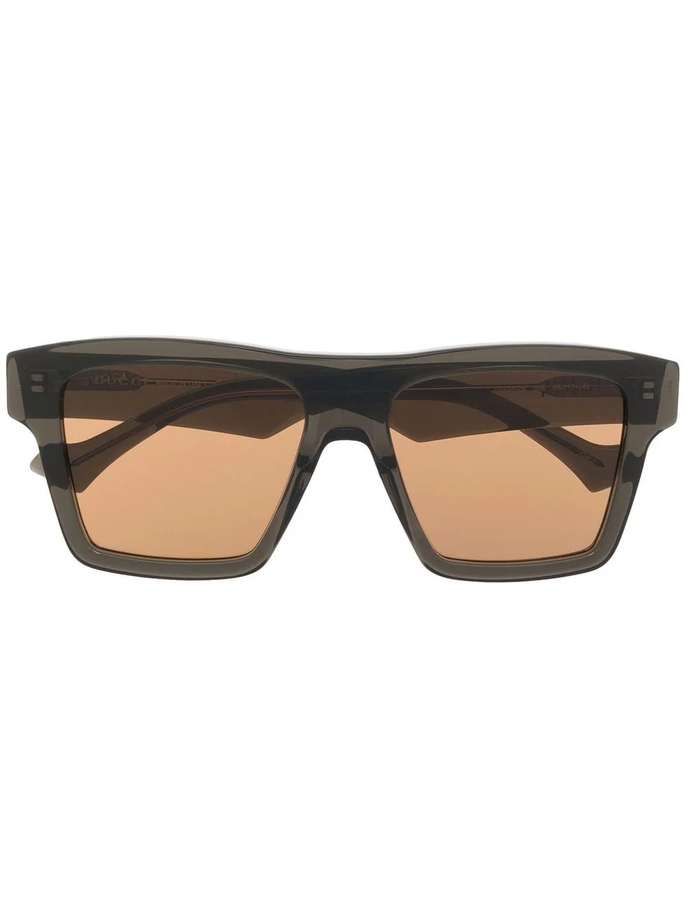 square-frame tinted sunglasses - 1